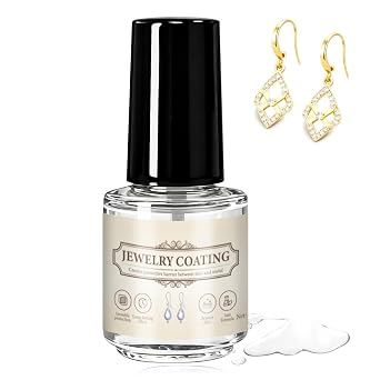 JAOJAO Jewelry Sealant, Jewelry Protectant Efficient Protection Avoid Oxidation for Necklaces Rings Bracelets Earrings Watch Chains, 5ml