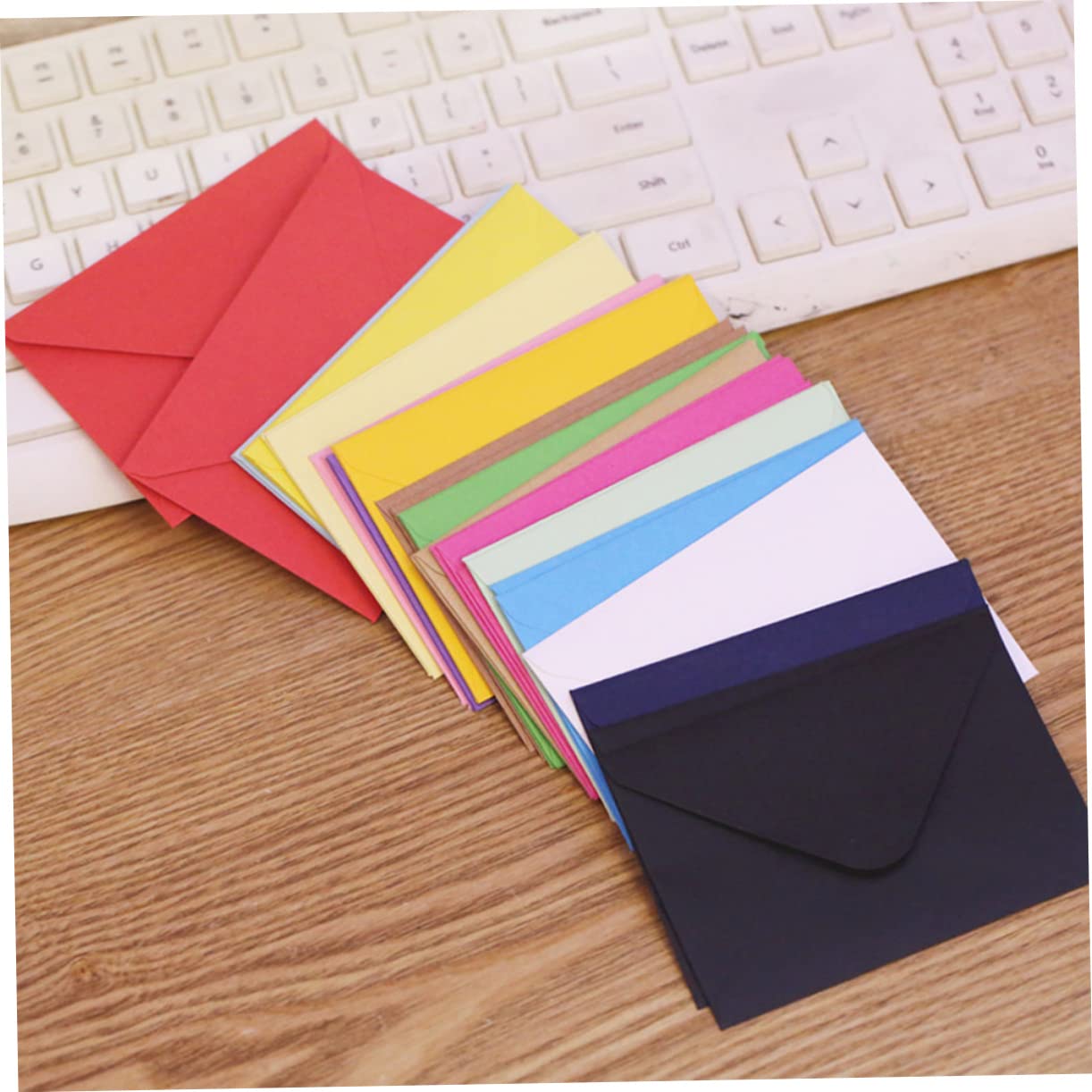 STOBOK 150stücke Pack Bunte Kuverts Für Karten Leere Farbige Briefumschläge Für Hochzeiten Geburtstage Kleine Notizen Und Glückwünsche
