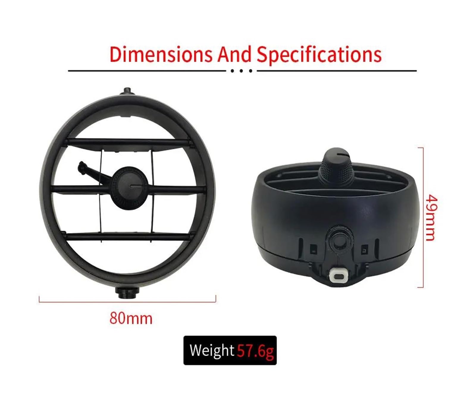 Ventilación Aire Acondicionado Rejilla De Ventilación Delantera Para Mercedes Para Benz Para Vito Clase V V260 W447 W448 2016-2019 Salida Aire Coche(Model B)