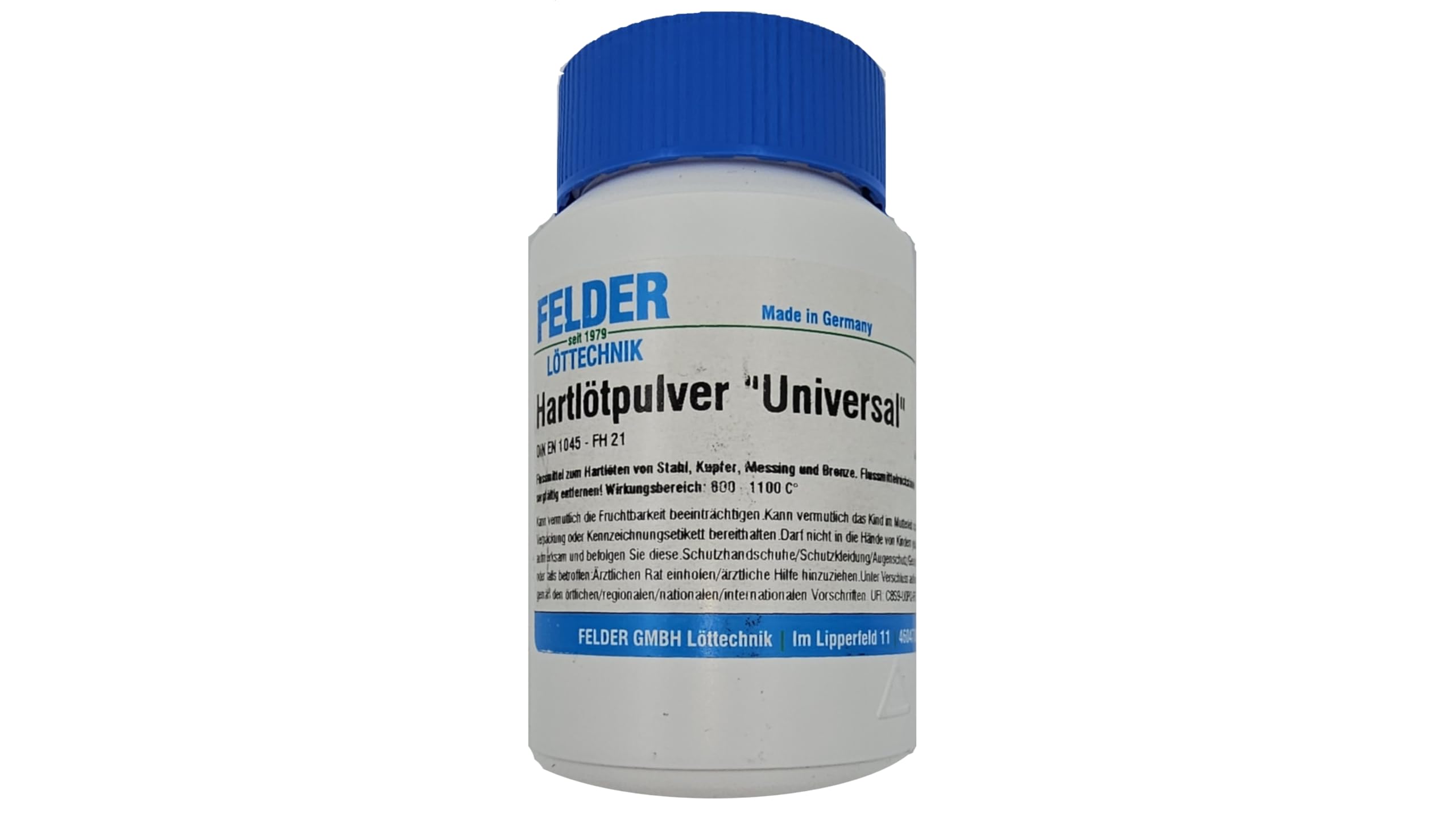 Felder Hartlötpulver Universal 0,1 kg für Stahl, Kupfer, Messing und Bronze