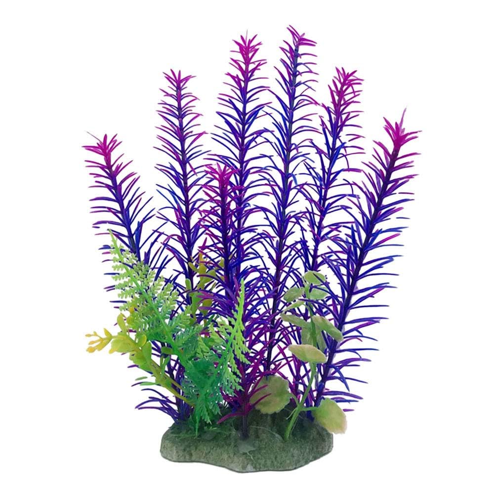 Swell Uk Purple Swell Narrow-Leaf Rotala Artificial Plant Aquarium Décor
