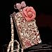 Omio for Samsung Galaxy Note 9 Diamond Rhinestone Case Bling Crystal Perfume Bottle Bowknot Luxury Cover for Galaxy Note 9 Glitter Case with Chain String Anti-Scratch Shell for Galaxy Note 9 Case Pink