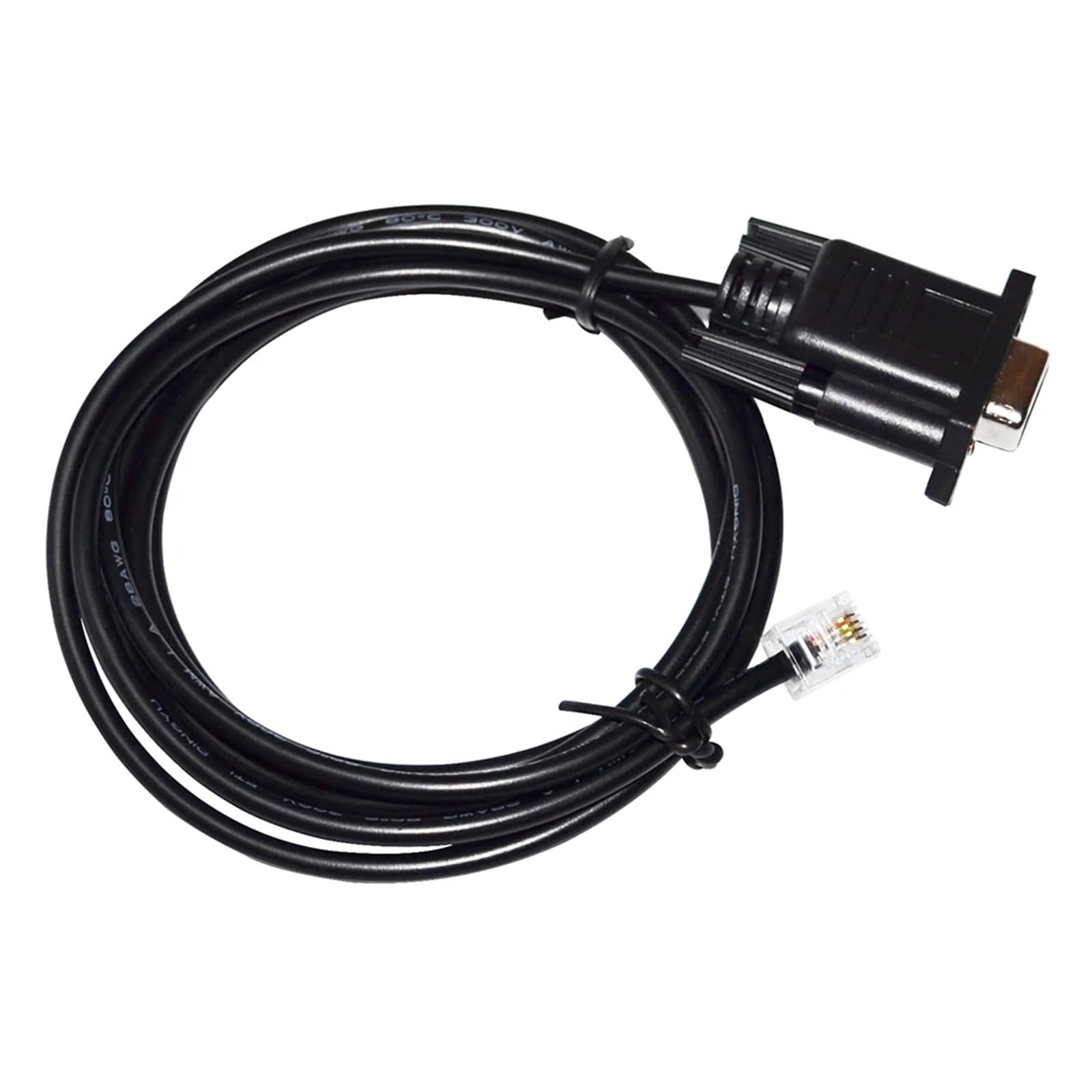 RS232 DB9 F to RJ11 RJ12 6P4C Serial Communication Cable for LS DM432C DM442 DM556 DM856 3DM683 AM882 CL57 DM1182 DM2282(5m)