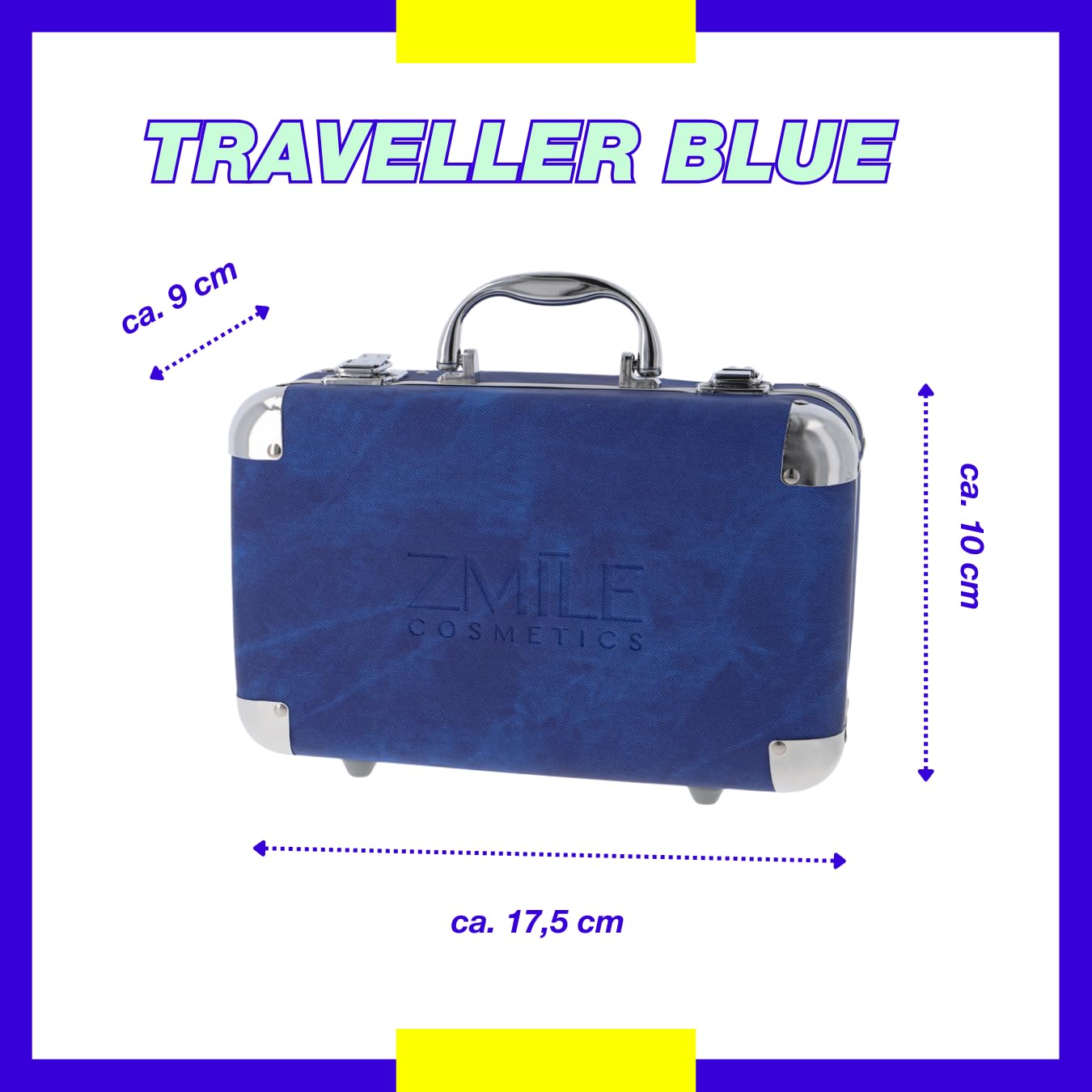 ZMILE Cosmetics Beauty case 'Traveller Blue' - Cosmetici vegani