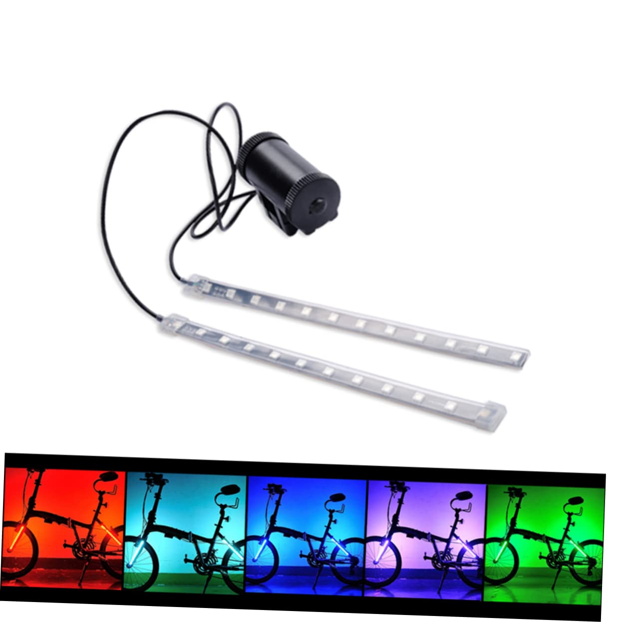 YARNOW 3 Pièces 5 8 phares de Voiture phares à Rayons lumière de Rayon de vélo Porte-clés pour Bouteille d'eau lumière de Roue décoration de vélo Bicyclette a parlé de lumière décorer