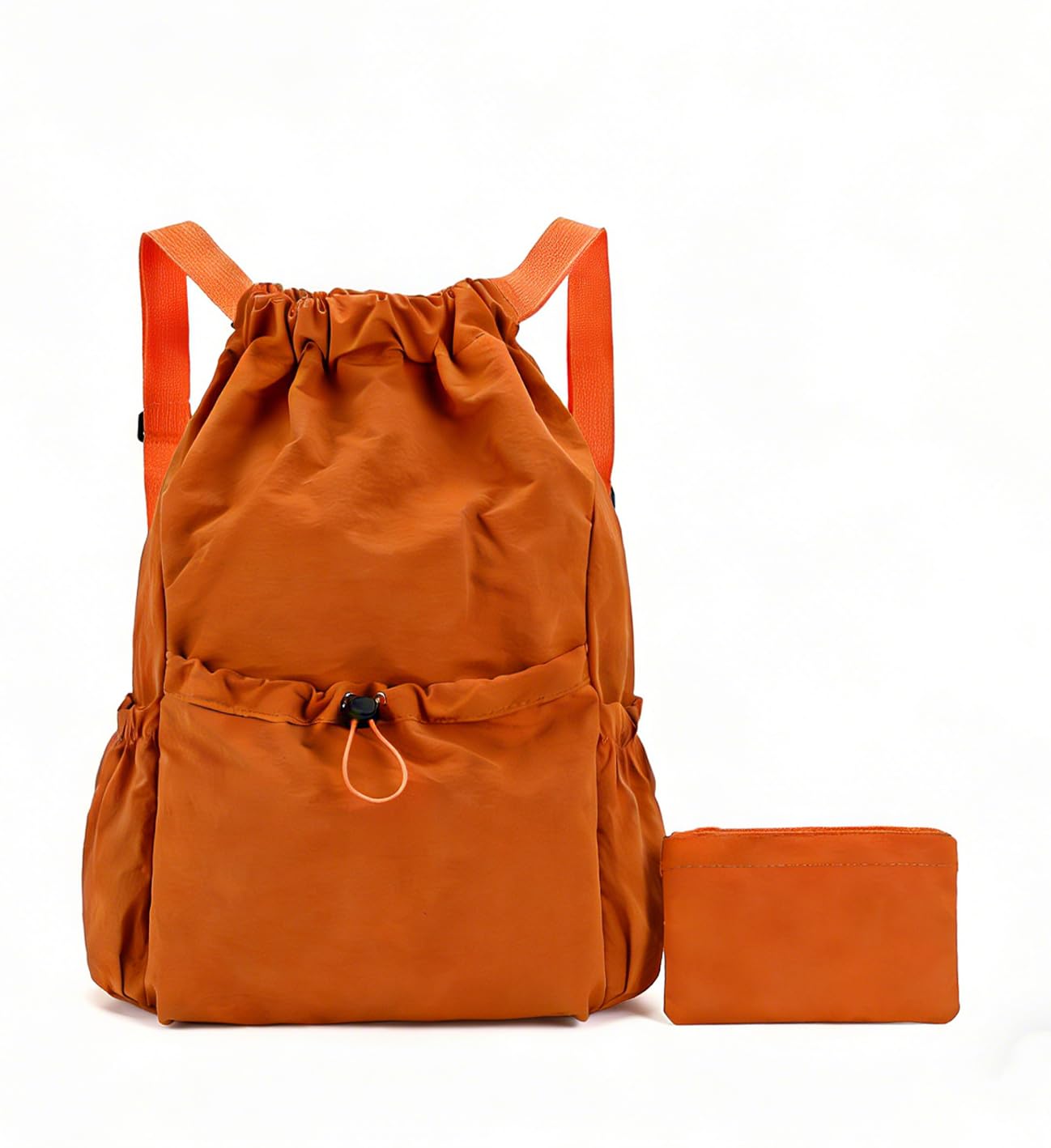 Mochila plegable con cordón de 20 L, saco ligero para viajes, compras y gimnasio (resistente al agua) — view 3