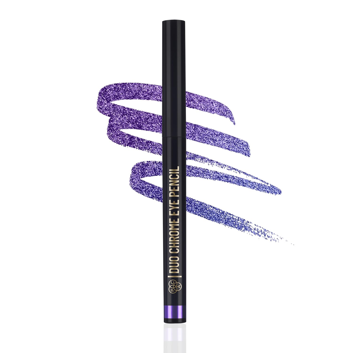 PAC Duo Chrome Eye Pencil Purple | Ultra Pigmented Holographic Eyeliner | 24H Smudgeproof Waterproof-image-37