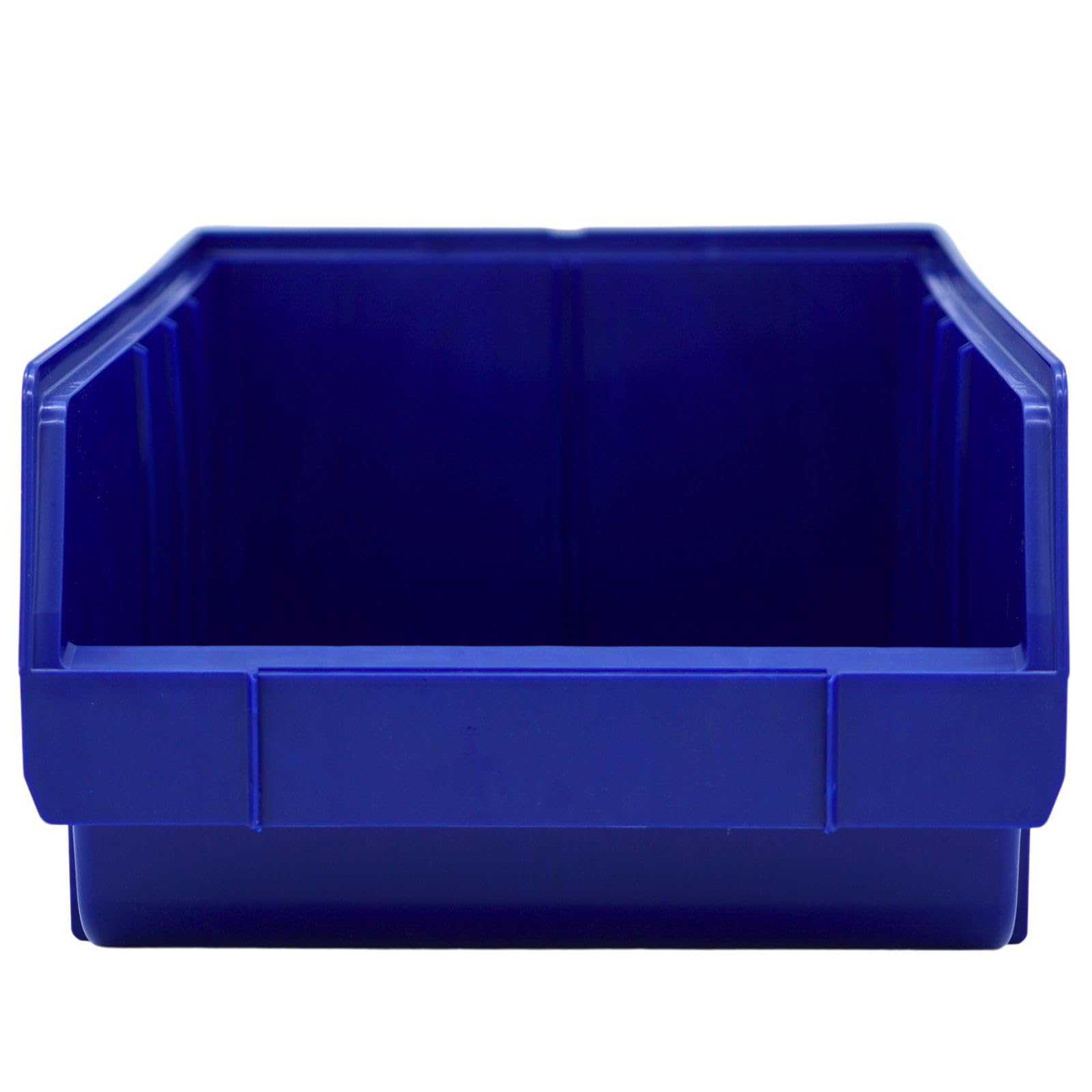 D2D | 15 Stück Sichtbox Größe (L/B/H): 489 x 304 x 185 mm, Polypropylen (PP) - B01 - Farbe: Blau - Stapelbares Schubfach Lagerbox
