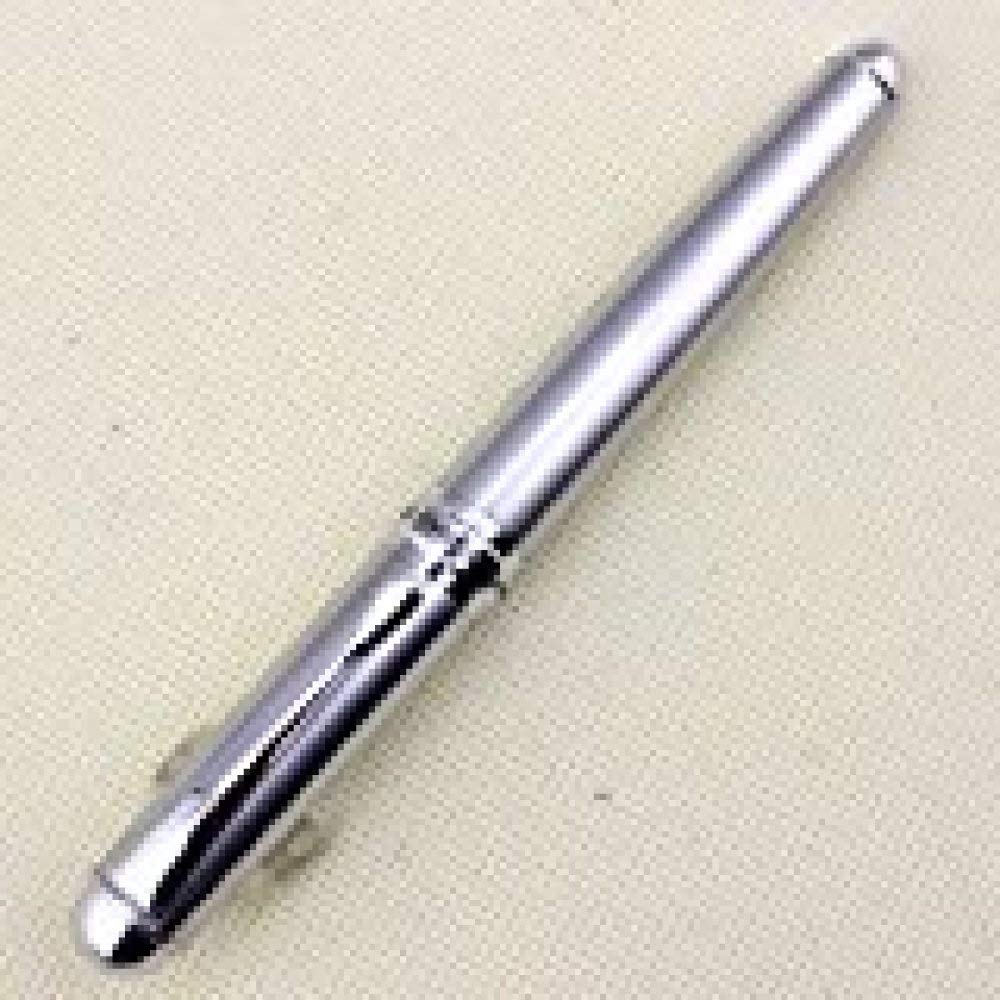 BaoerFountain Pen, Advanced Full Silvery Mat Fountain Pen X750 Broad 18kgp Best Metal Pen