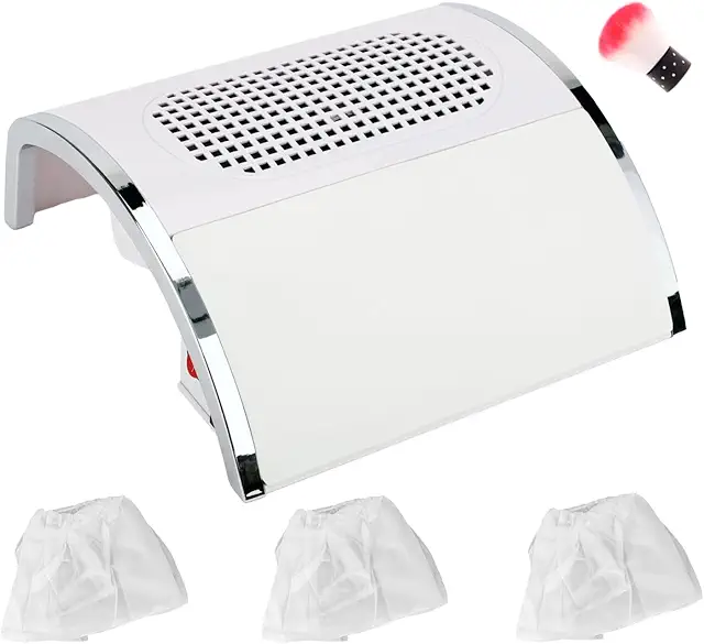 Biutee 80W Staubabsaugung für Nägel - Effizienter Nagelstaubsauger für Studios