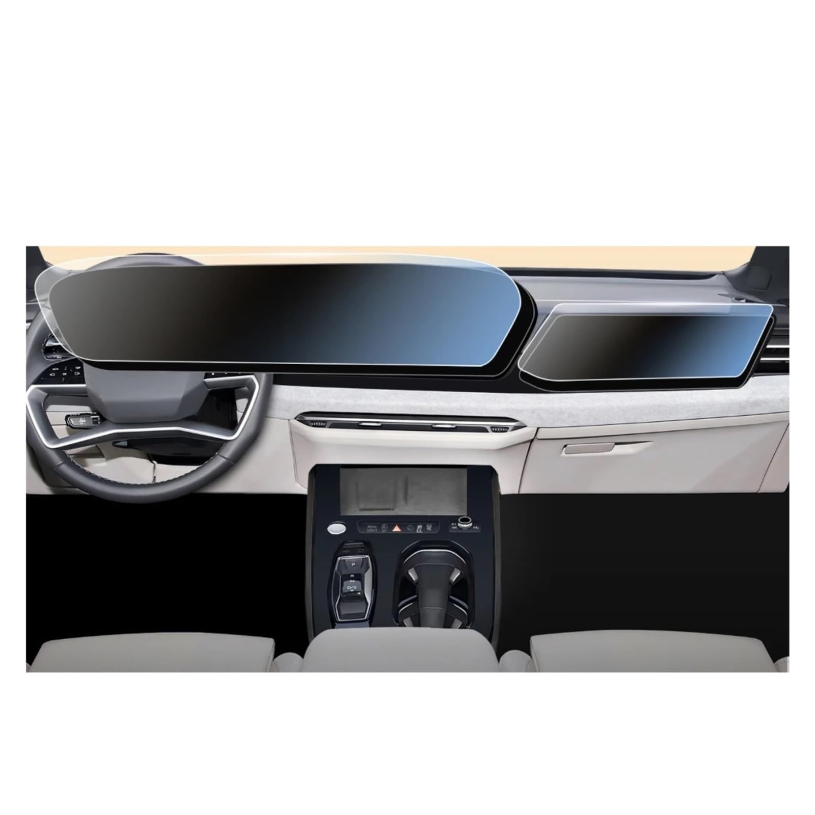 Navigation Schutzfolie Für Q5 Für Sportback 2025 2026 Gehärtetem Glas GPS Navigation Unterhaltung Touch Display Screen Schutz Film(A Frosted style,RHD)