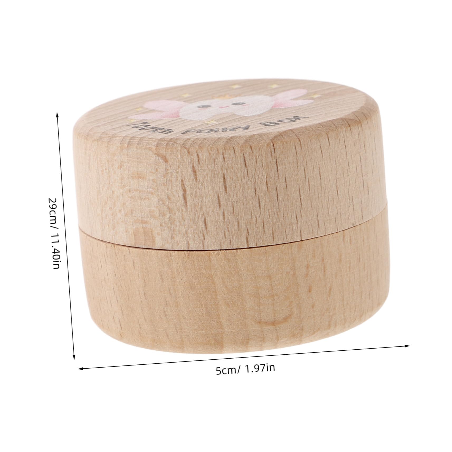 ERINGOGO First Tooth Box Wooden Boys and Girls Tooth Storage Baby Keepsake Box Organizer