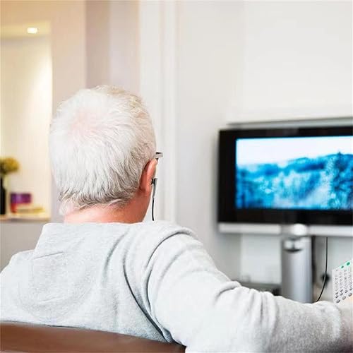 Miniatura 6 de Auriculares con cable, sin micrófono, con cable largo, cancelación de ruido, auriculares con cable de 0.138 in, auriculares de graves para