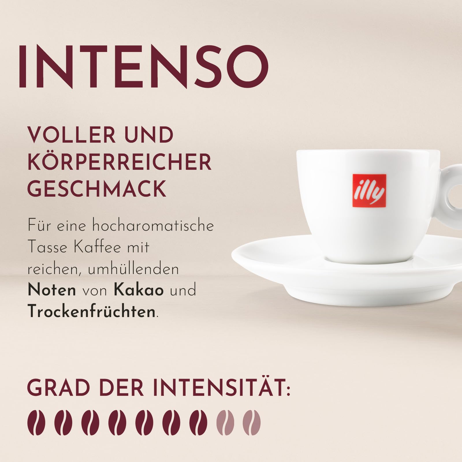 illy, Kaffee in Kapseln Iperespresso INTENSO, 108 Kapseln Insgesamt | 100% Arabica mit Noten von Kakao und Trockenfrüchten, Vollmundiger und Kräftiger Nachgeschmack, 6 Packungen à 18