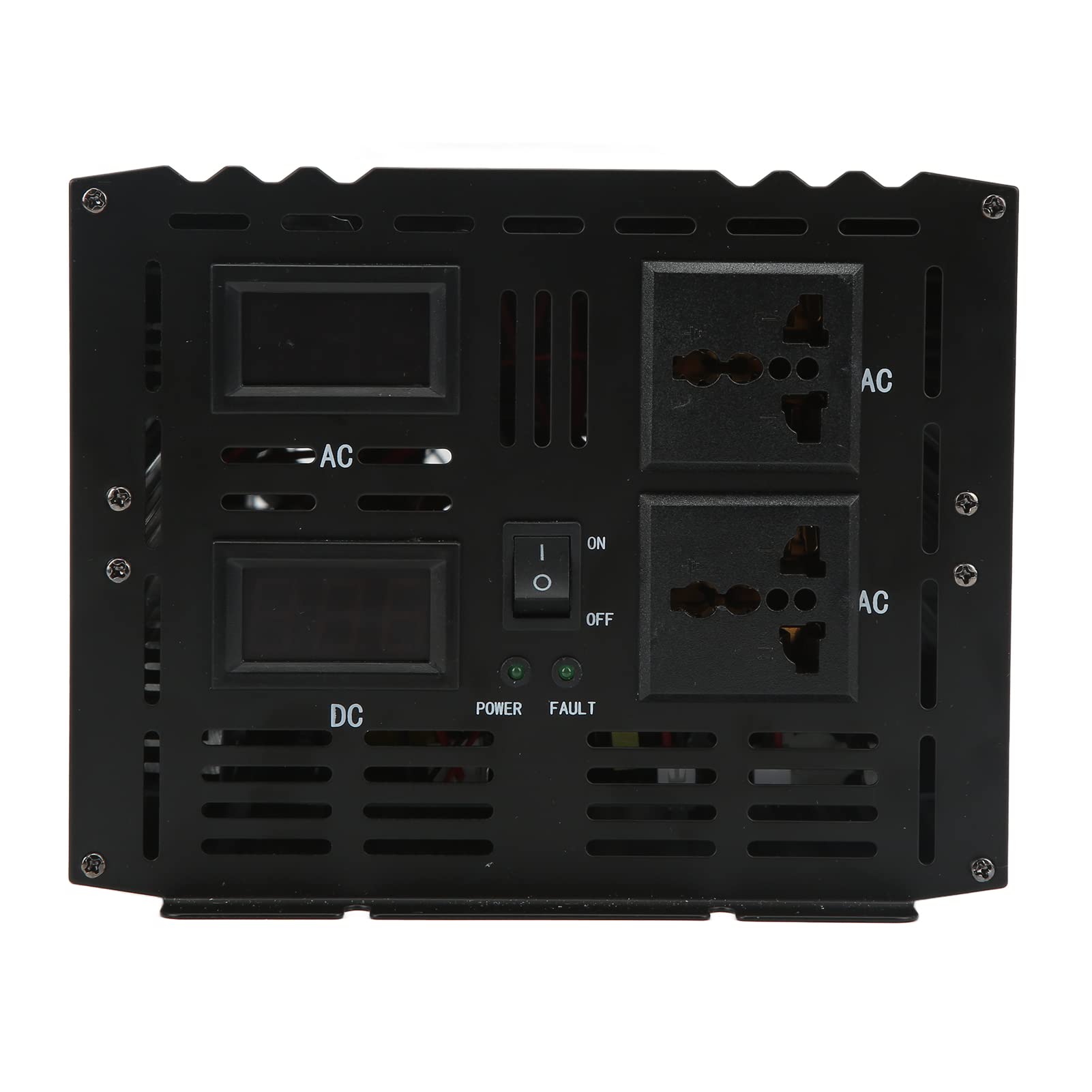Changor Inverter a Onda Sinusoidale Pura da 3000 W con Doppio Display LED per e Yacht da Esterno Uscita 220 V, Controllo Intelligente della Temperatura, Protezione di Sicurezza Multipla (DC48V)
