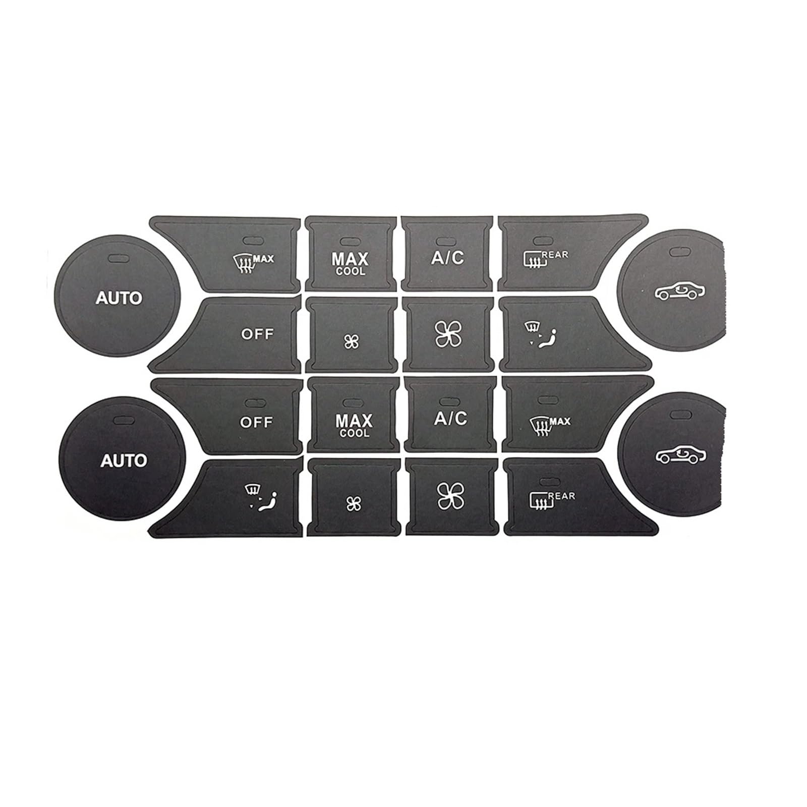 Interior Button Stickers Compatible with Benz for CLS C218 2010-2013