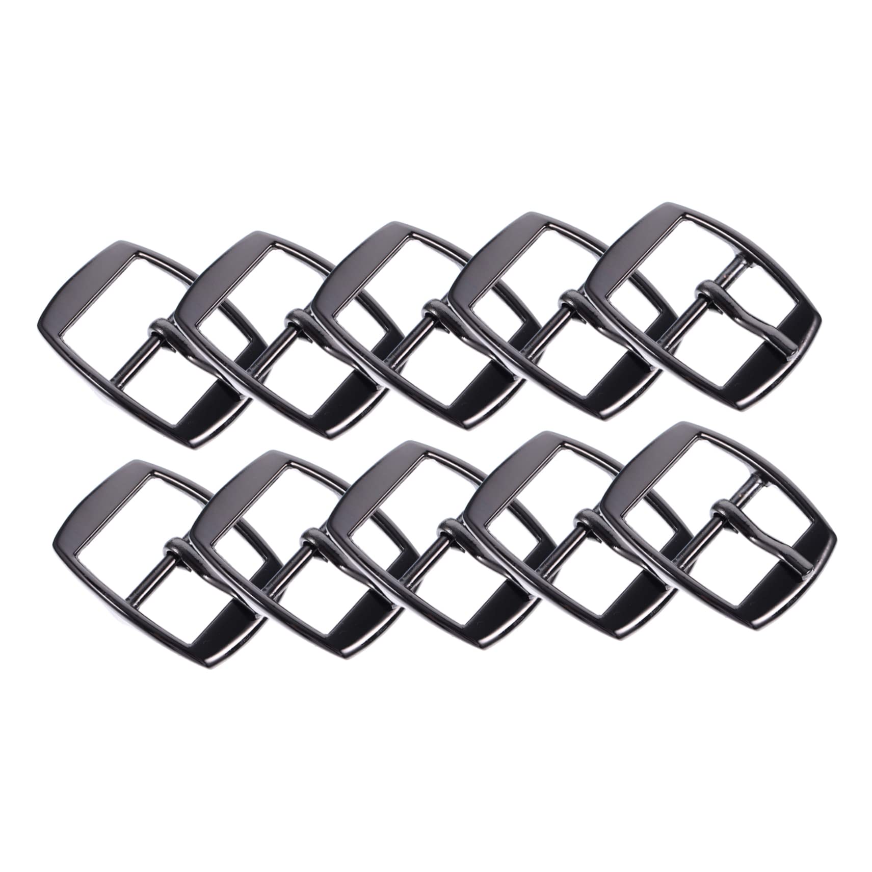 TEHAUX 50pezzi Fibbie Regolabili Per Cinture Fibbie Decorative Barra Centrale Per Zaini e Abbigliamento Fai Te Resistenti e Leggere