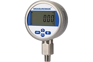 MEASUREMAN High Pressure Gauge for Liquid and Gas