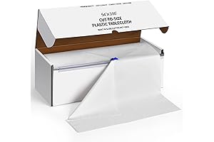 54 In \u00d7300 Ft Plastic Tablecloths Roll