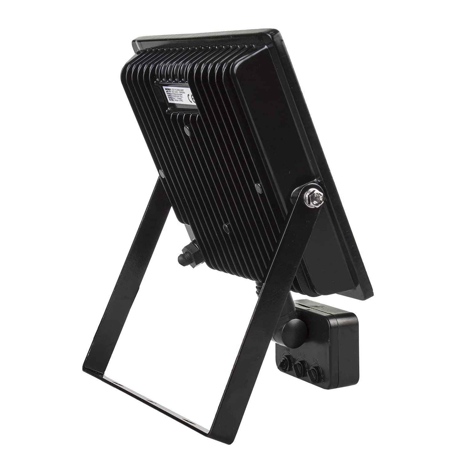 Maclean Confezione da 2 faretti LED con sensore di movimento PIR faretto per illuminazione da esterno slim IP44 antispruzzo (Bianco freddo 600k, 50W, 2)