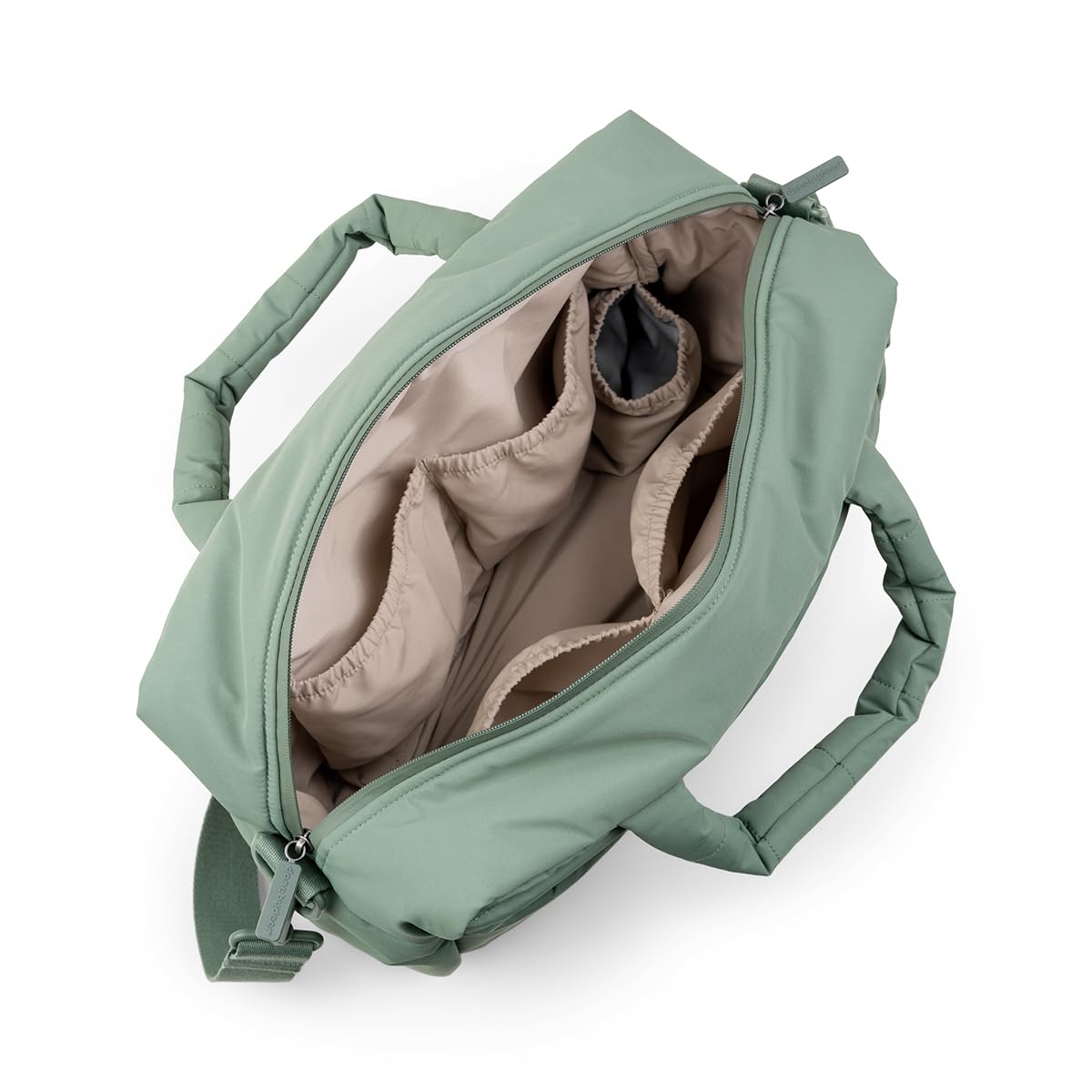 Done by Deer Wickeltasche Kinderwagen - Windeltasche - Kinderwagentasche mit Wickelunterlage, Schulterriemen, Tragegriffen & Kinderwagen-Haken - aus Recyceltem Polyester - 41 x 21 x H 29 cm - 24 L