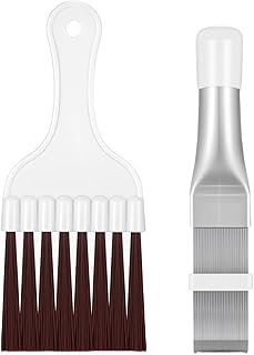 2Pièces Brosse Nettoyage pour Climatisation,Nettoyant de Maison Climatiseur Kit Ailettes Peigne Condenseur,du Linge Seche Condensation ac Brosses Brush Chauffe-Eau Climatiseurs,pour Conditioner Cleani