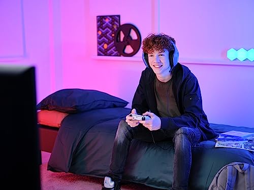 GXT 415B Zirox Cuffie Gaming Leggere con Driver da 50 mm per PC, Xbox, PS4, PS5, Switch, Mobile, Jack Audio 3.5 mm, Cavo 2m, Cuffie con Microfono Over-Ear - Blu - Cuffia gaming - Immagine 8