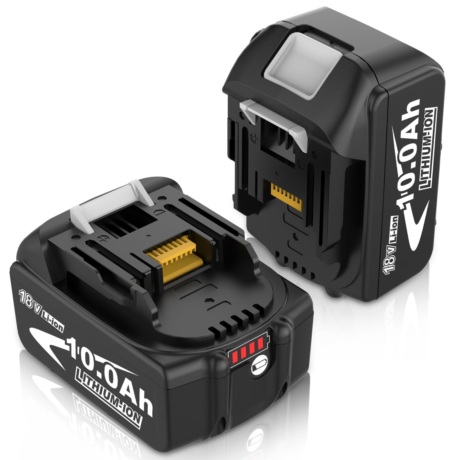 2 x 10,0 Ah Compatible pour Makita Batteries 18V
