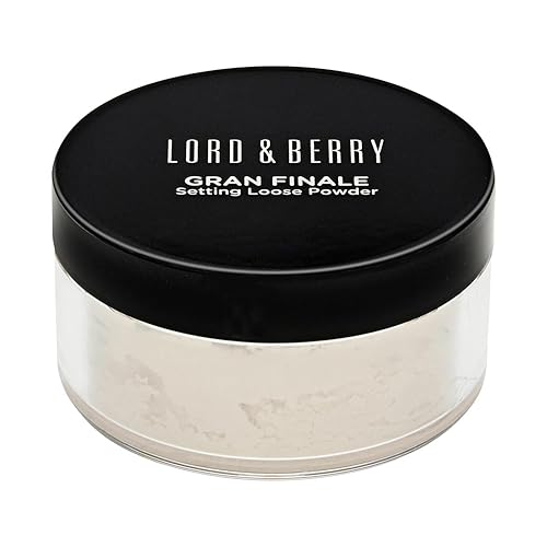 Lord & Berry Gran Finale - Polvo suelto fijador, translúcido, 0.28 onzas.