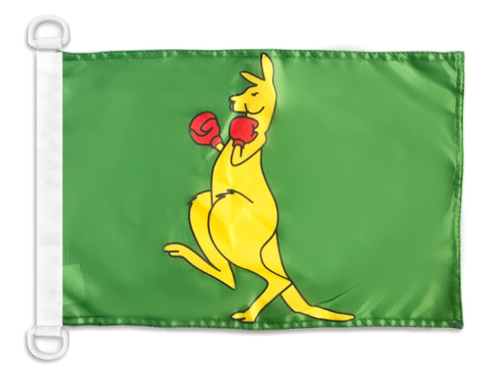 AZ FLAG Boxing Kangaroo NAUTICAL Flag 18'' x 12'' - Australian national symbol - Australia flags 30 x 45 cm - Banner 12x18 in for boat