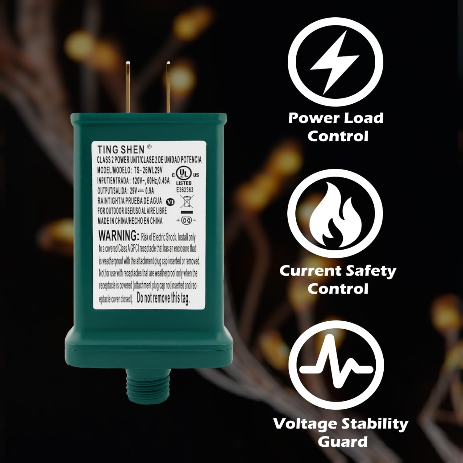 LED Transformer for Christmas Lights - Raintight IP44 -4