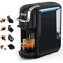 CAFELFFE 4-in-1 Multi Pod Single Serve Coffee Machine,19 Bar Espresso Maker