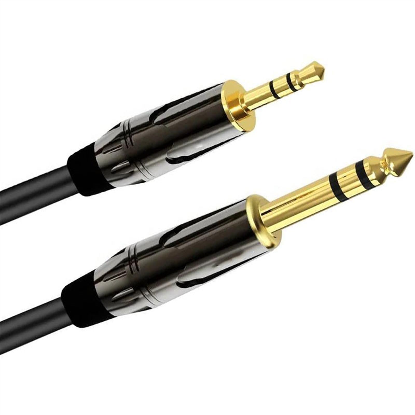 Kabel Stereo 3,5 Do 6,35 Cala, 1/8 Cala Męski TRS Do 1/4 Cala Męski TRS, Do Wzmacniacza Gitarowego, Przepływ W Obu Kierunkach(10m)
