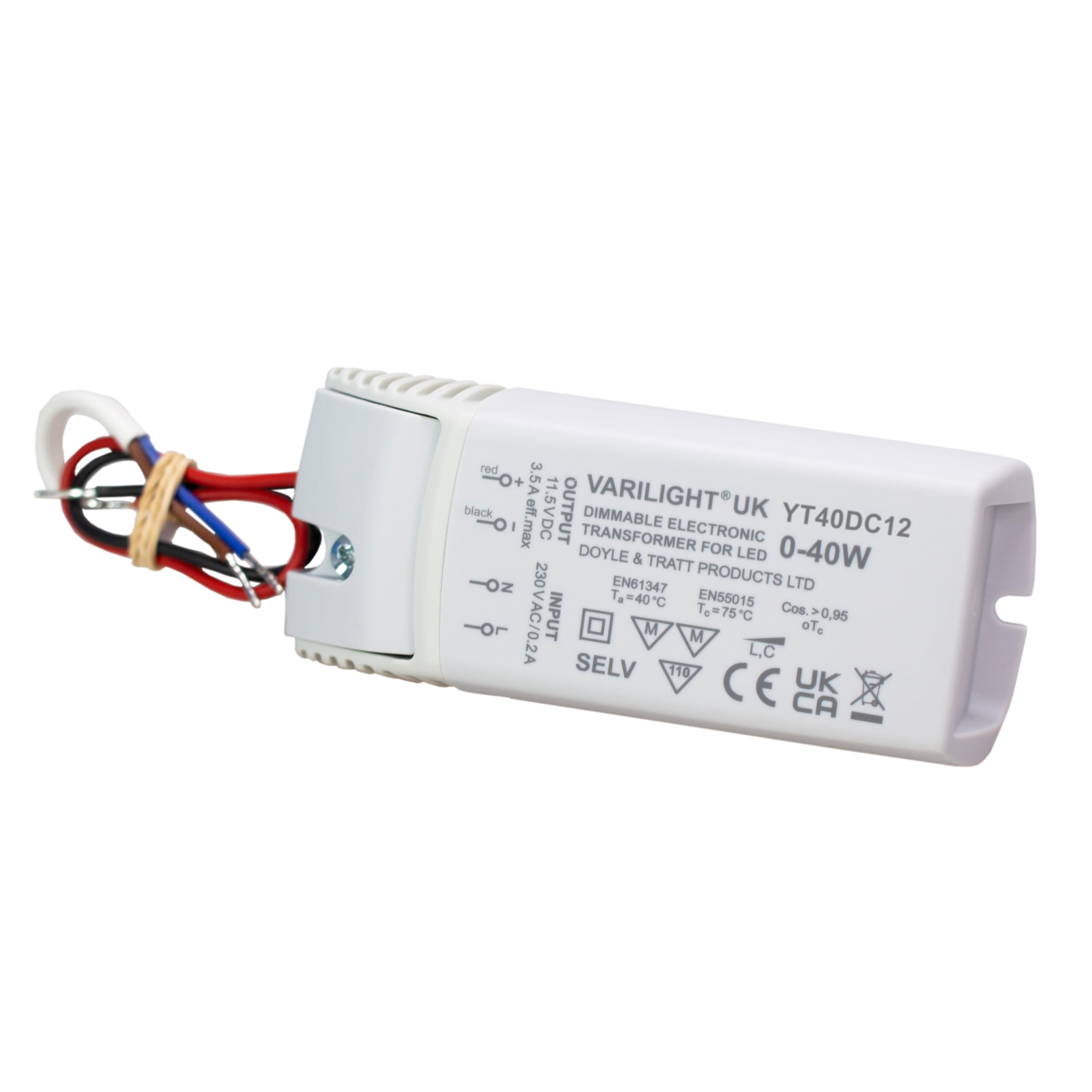Varilight YT40DC12 Dimmable LED Low Voltage Transformer