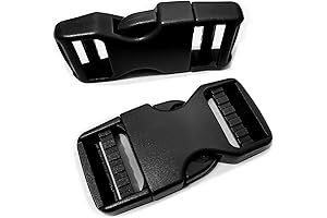 Quick-Release 1-Inch Plastic Buckle for Straps and Webbing