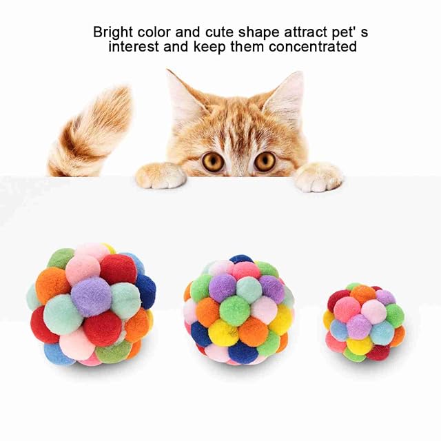 Foto 2 de 8 de Juguete Interactivo para Perros y Gatos con Cascabel, Peluche de PVA y Poliéster, Tamaño S 5 cm