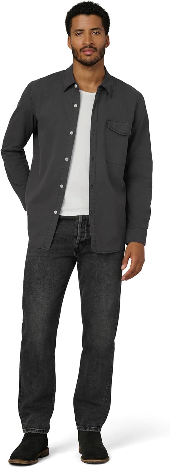 Joe's Mens The Reynolds Workwear Shirt Long Sleeve Pocket Button Down - Image 5