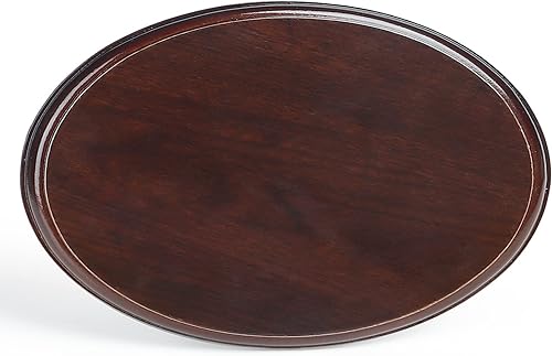 Falling in Art Base ovalada de madera, base de estructura de fundición a mano, manualidades de bricolaje, exhibición de recuerdos, exposición de