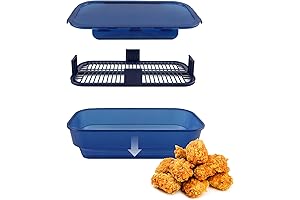 COOK WITH COLOR Batter Up Clean: Collapsible Batter Bowl for Perfect Fried Treats