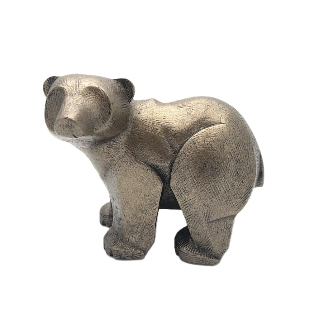 Frith Sculpture Bronze Polar Bear Baby - Sculpture - 3" - Art Deco Frith Adrian Tinsley