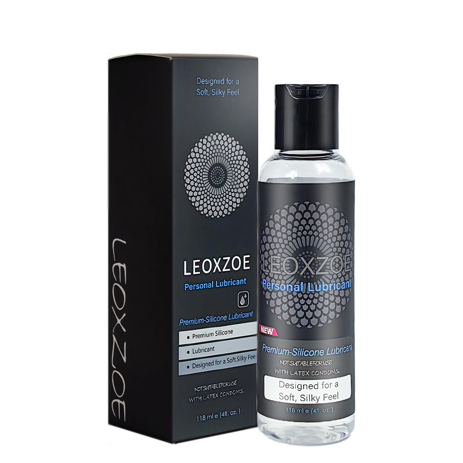 Silicone-Based Personal Lube 118ml – Long-Lasting, Silky Smooth & Non-Sticky, Waterproof Intimate Lubrication, Unflavoured, Condom Compatible (Silicone-Based)