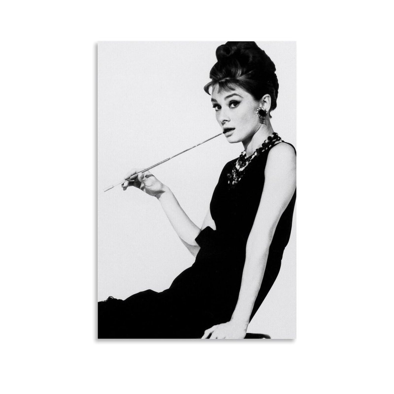 199フレーム付きキャンバスアート　ブランドアートポスター　オードリーヘプバーン 199フレーム付きキャンバスアート ブランドアートポスター オードリー