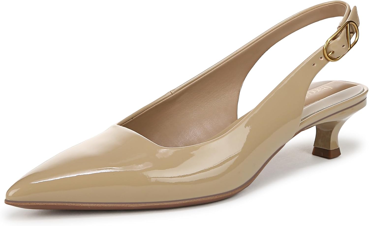 Franco Sarto Womens Marlow Slingback Kitten Heel