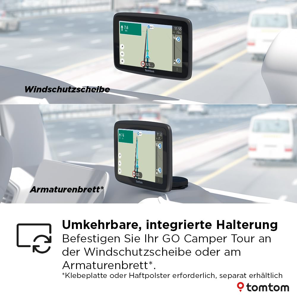 TomTom Camper Navi GO Camper Toureneration (6 Zoll großes Display mit Wohnmobil- und Wohnwagen-POIs – Bild 6