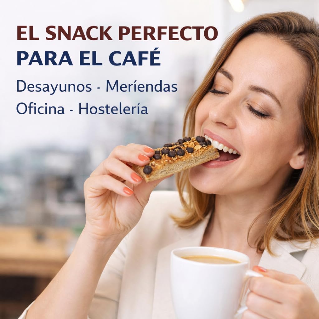 LAPASION - Barritas integrales con chocolate, almendra y sésamo | Sin azúcares añadidos | 2 Kg