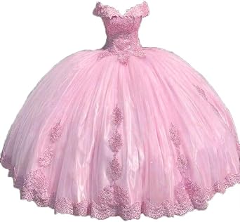 Off Shoulder Quinceanera Dress Ball Gown Prom Sweet 15 Gown