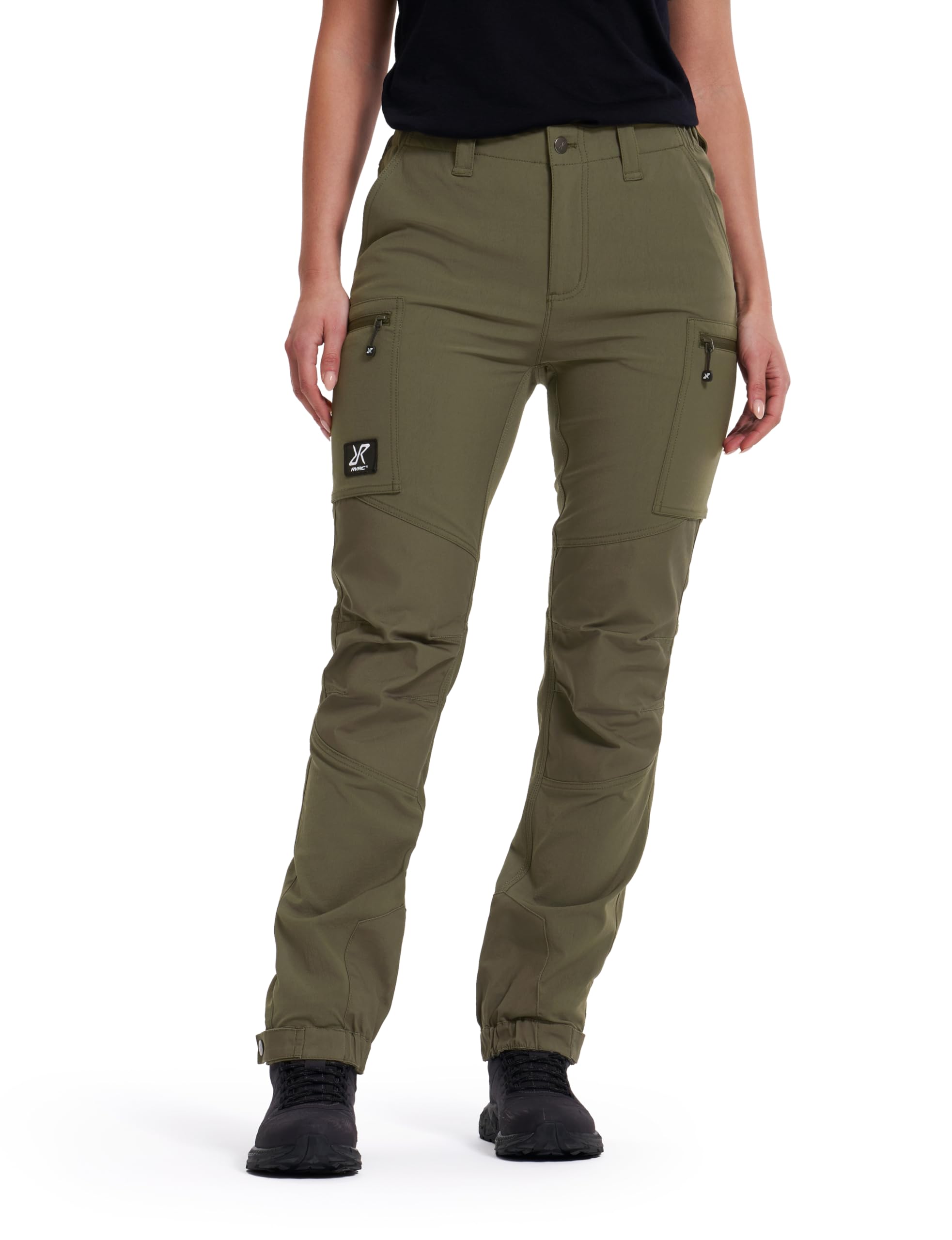 RevolutionRace Nordwand Highwaist Stretch Trousers for Women, Durable Hiking Trousers, Walking Trousers and Working Trousers with High Waist for All Outdoor Activities, Grape Leaf, M
