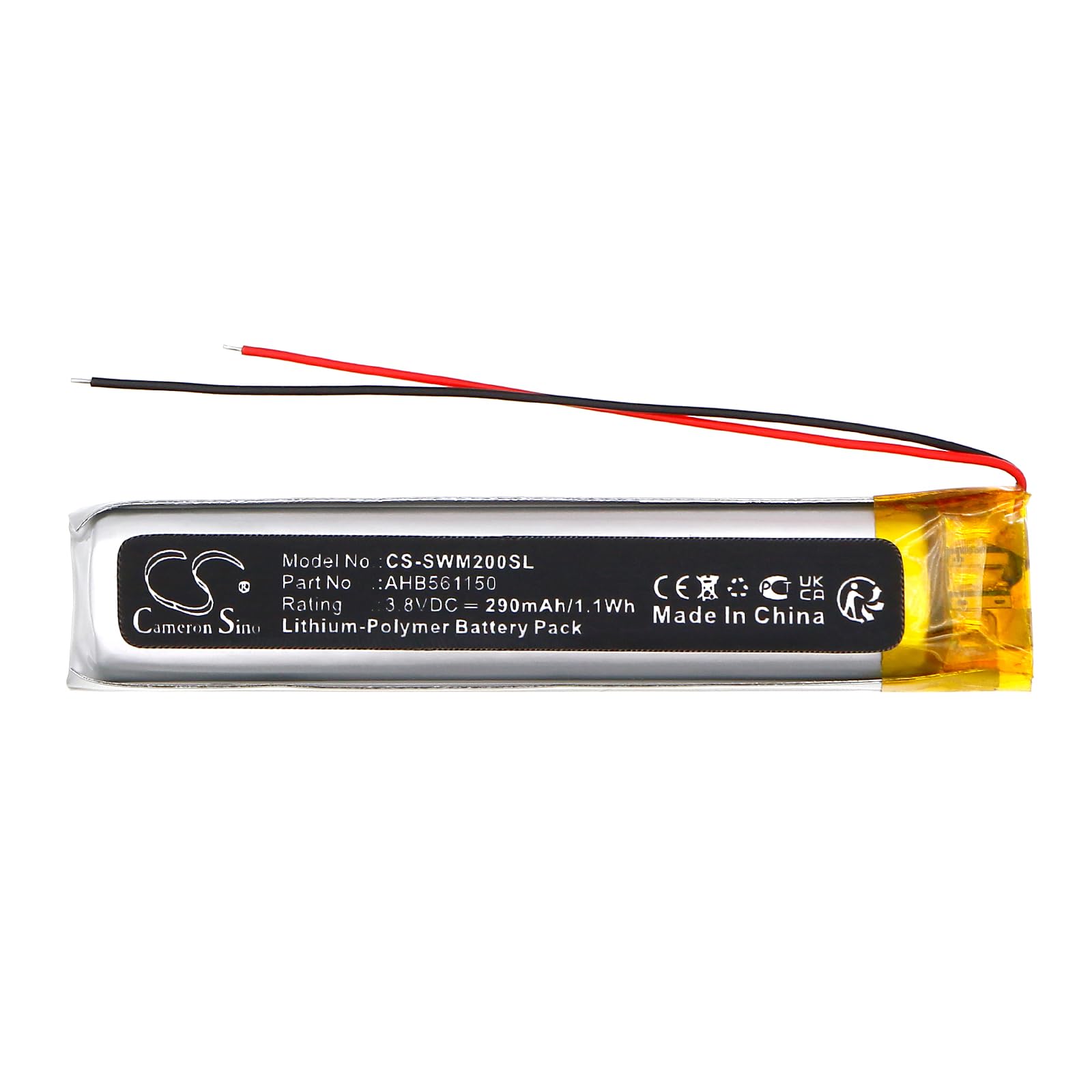 Cameron Sino 290mAh / 1.1Wh Replacement Battery for Sony WI-1000XM2, AHB561150