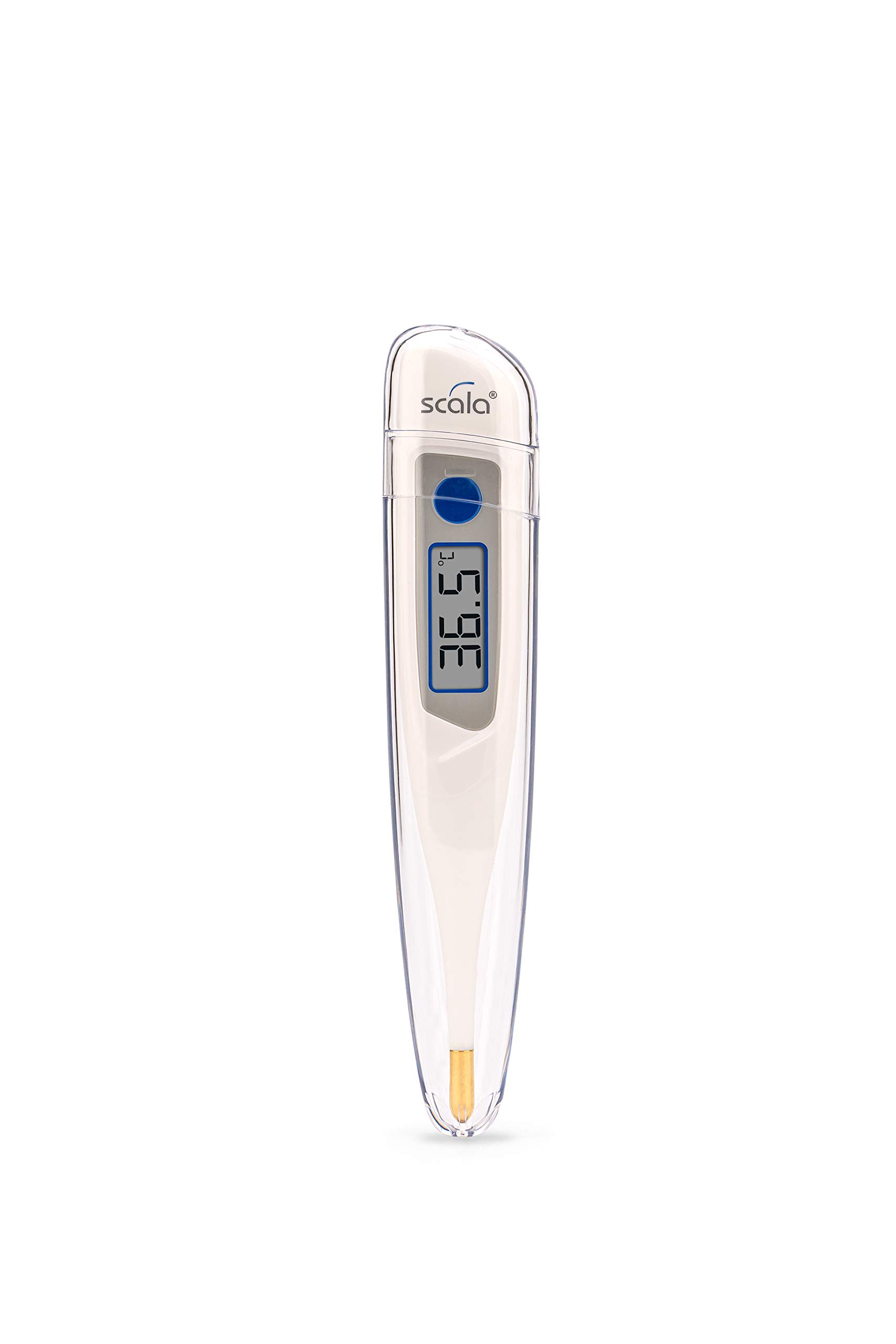 scala cyfrowy termometr kliniczny SC 42 flex Speed ​​10 s. Złota końcówka, biała