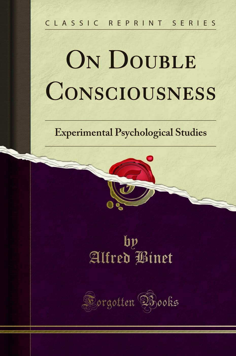 On Double Consciousness: Experimental Psychological Studies (Classic Reprint)